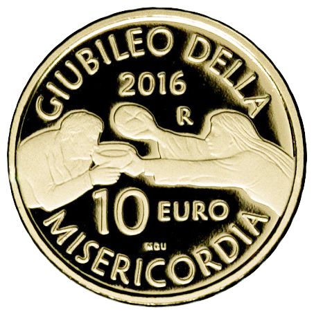 10 Euro oro "Giubileo della Misericordia"