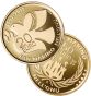 Gold Diptych with 20 and 50 Euro Proof 25th Anniversary of the entry of San Marino in UNO