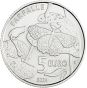 Brilliant uncirculated divisional coin set 2024 with a 5 euro silver uncirculated coin dedicated to the "Butterflies" 