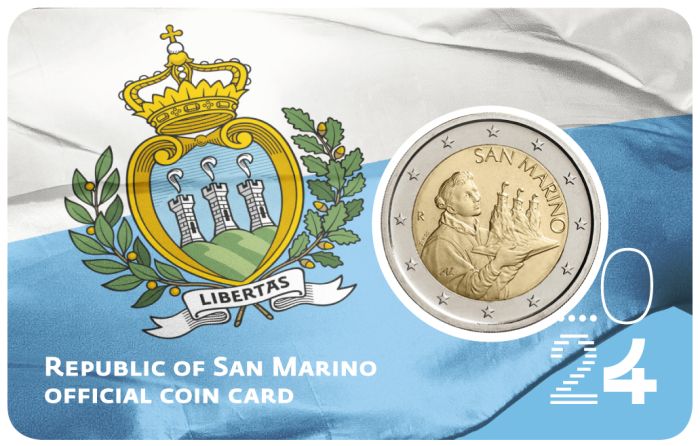 Coincard "Flag of the Republic of San Marino"