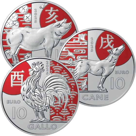 Numismatic: Subscription 10€ Chinese Lunar Calend. 2025