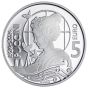 Moneta EUR5,00 Argento PROOF "Grandi compositori della musica: Centenario scomparsa Giacomo Puccini"